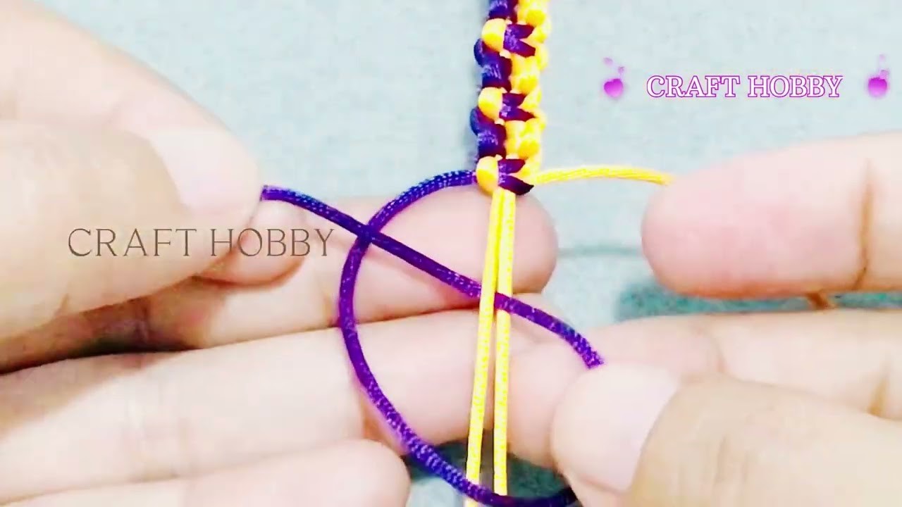 Macrame Bracelet || Gelang tali satin | Bracelet | Craft Hobby