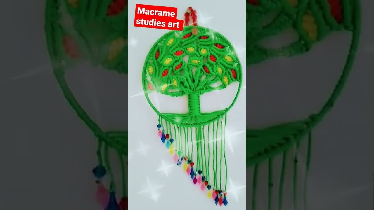 Macrame tree ????????????.   मैक्रेम ka शाही ट्री। #status #trending