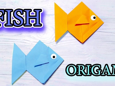 ORIGAMI FISH PAPER FISH Paper FISH Easy Origami Tutorial DIY FISH DIY