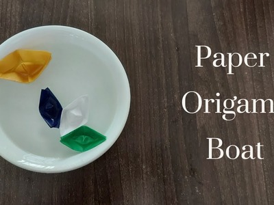 Easy Paper Origami Boat #shorts