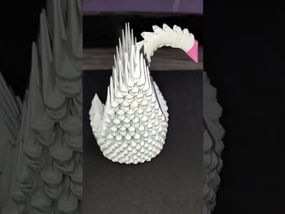 Origami3d Swan.#short