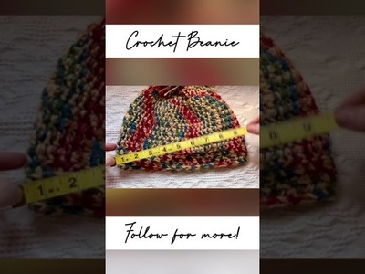 Crochet Beginner Beanie-FREE PATTERN!