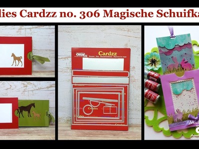 Crealies 22 03 24 Cardzz no. 306 , de magische schuifkaart (Nederlands gesproken)