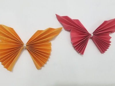 How to fold a butterfly out of paper DIY Room & Wall Decor Easy tutorial | কাগজ দিয়ে প্রজাপতি