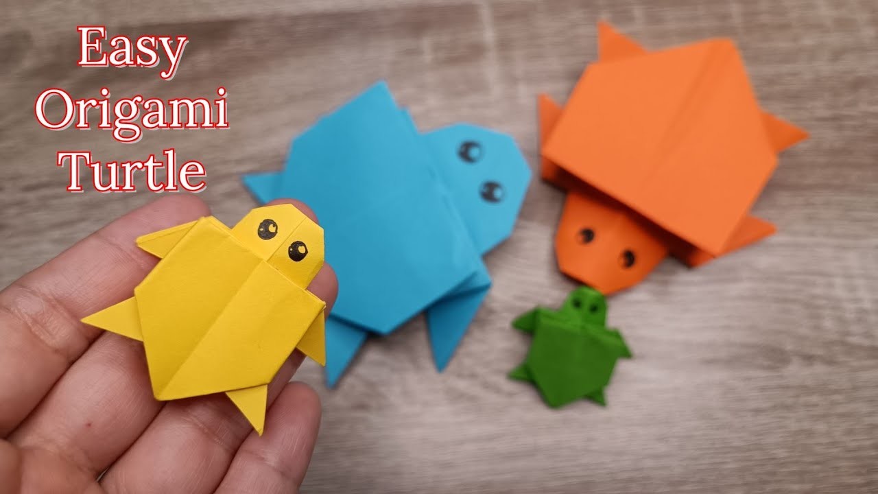 How to Make Turtle | Easy Origami Turtle Step by Step | สอนพับเต่า ทีละขั้นตอน | कछुआ कैसे बनाते हैं