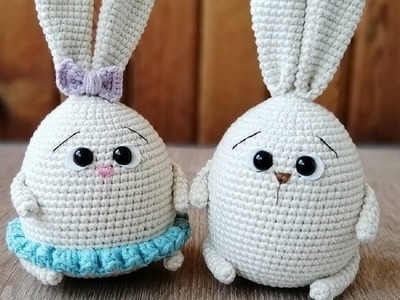 Sweet Easter bunny Free amigurumi pattern