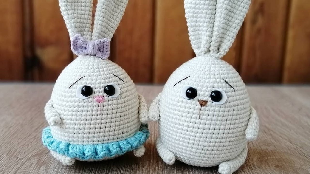 Sweet Easter bunny Free amigurumi pattern