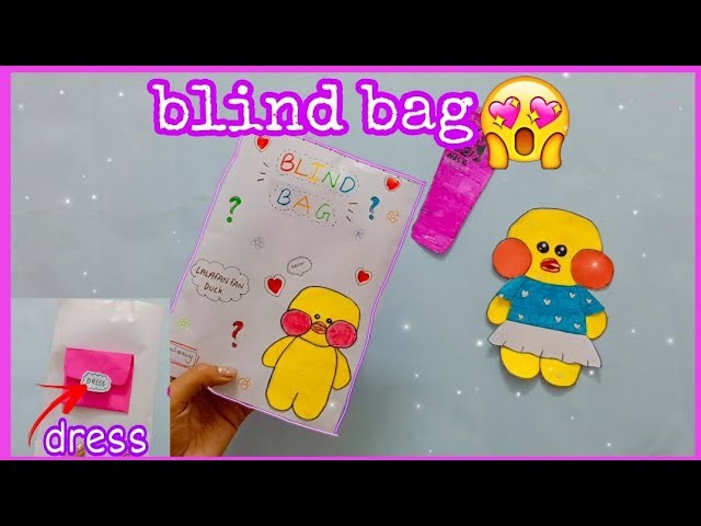 Opening blind bag| lalafanfan duck|viral paper duck| tik tok trend