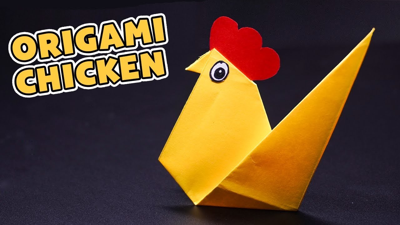 Easy Origami Paper Chicken || Gary Origami