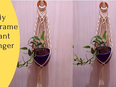 DIY Macramé plant hanger | Macramé | Plant Hanger