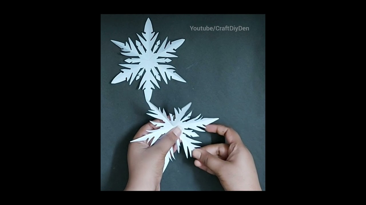 Diy Paper Snowflakes ❄ #shorts​ #ytshorts​ #shortvideo​ #viralvideo​ #youtubeshorts