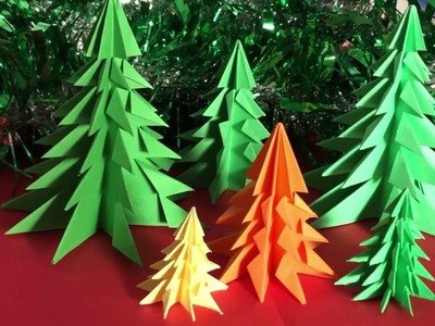 Christmas tree 2021. 3d paper christmas tree 2021.christmas origami easy
