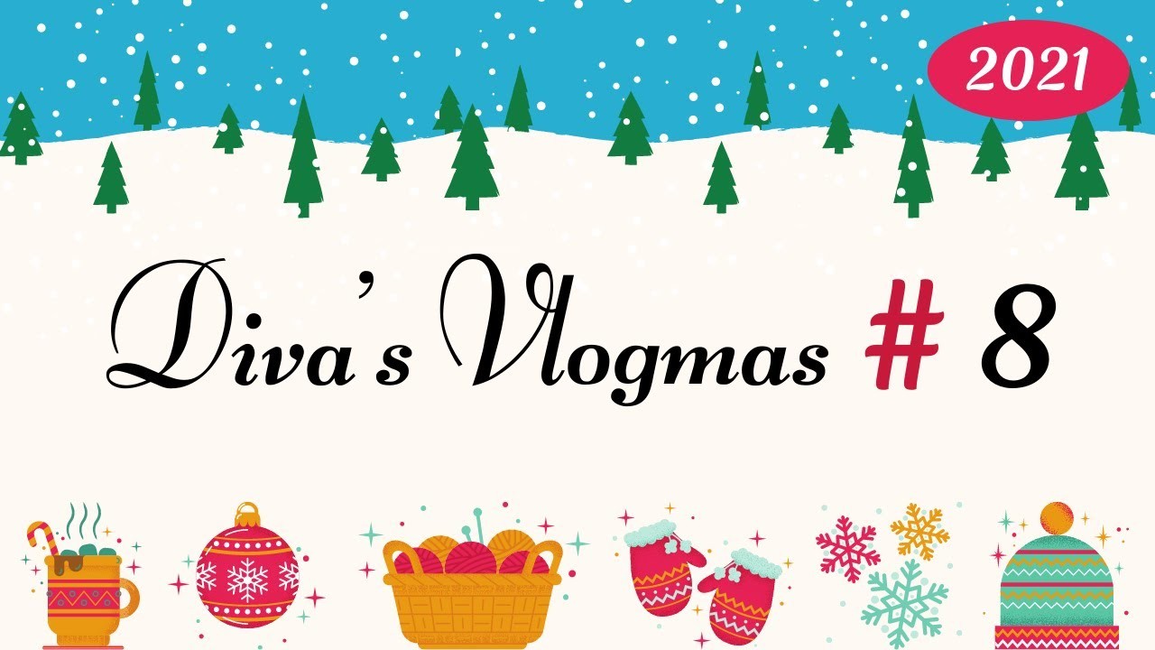 Diva's Vlogmas 2021 [8] - Korte Vlogjes in de decembermaand over breien, haken, spinnen en meer!