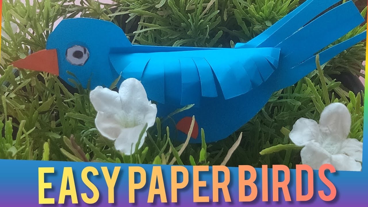 DIY paper toys | Easy paper birds     #diy #paper #toys
